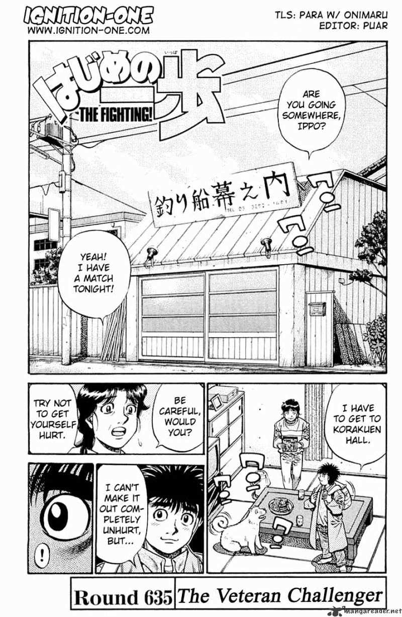 Hajime no Ippo: Fighting Spirit, Chapter 635 image 01